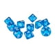 thumbnail image 1 of Dados de Gema D10 Diez Caras Para Juegos de Rol Sunnimix 10 Piezas Azul, 1 of 6