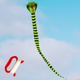 thumbnail image 6 of Colcolo Snake Kite Easy to Fly Snake Flying Toy Kite for Farm Outdoor Game Birthday Gift 8m with red line, 6 of 8