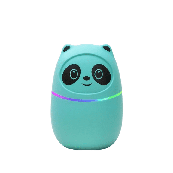 Ultrasonic Mini USB Humidifier, Panda Theme - Green