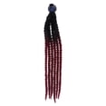 thumbnail image 1 of Trenzas Hechas a Mano para Casco / Cola de Caballo Casco de Motocicleta Peluca Cabello Rojo Vino Sunnimix Trenzas hechas a mano, 1 of 8