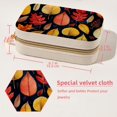thumbnail image 5 of Thanksgiving Leaves Velvet Portable Storage Box with Removable Compartment: Display Case, Jewelry Box, and Jewelry Stand - Gift, 5 of 7