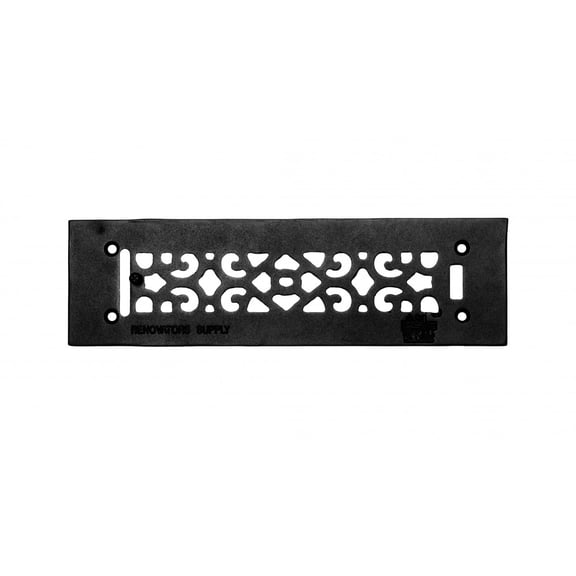 Black Heat Air Grille Cast Victorian Register Air Vent Duct Renovators Supply