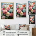 thumbnail image 4 of Designart "Realistic Beauty In Verdant Green I" Zinnias Floater Framed Canvas Wall Art, 4 of 5
