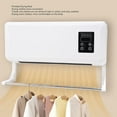 thumbnail image 2 of EGNMCR Smart Wall Heater Electric Space Heater For Bedroom 1500W Remote Control Wall Mount Heater For Indoor Space Heater Fast Heating And Machine Towel Dry refrigeration products, 2 of 9