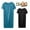 2-Green+Black, variant on Soft Pajama Dress New Womens Tshirt Nightgown Cotton Summer Thin Loose Sleepshirts Comfy Casual Nightshirt for Women Pinks XL