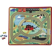 Melissa & Doug Round the Town Road Rug