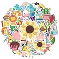 35pcs-50pcs Cute Cartoon Stickers Animal Kids Stickers Food DIY ...