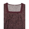 thumbnail image 4 of NISVIYA Womens Tank Tops Trendy Sleeveless Shirts Casual Square Neck Tunics Mauve Leopard Printed S, 4 of 7