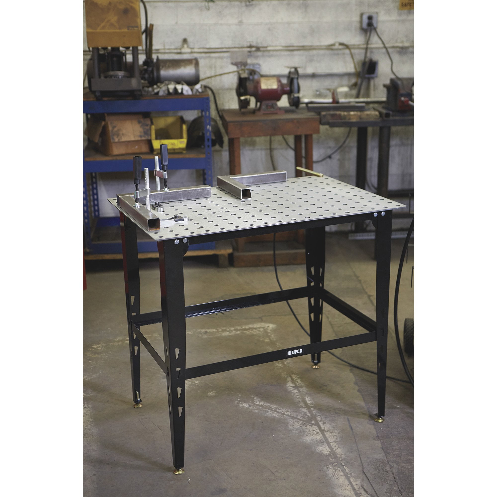 Klutch Welding Table Clamp Kit, 4-Pc.