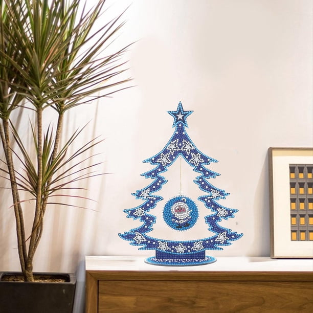 Christmas Tree , DIY 5D Christmas Tree Ornaments, Crystal Diamonds Painting Crafts Kits Include Tools for Home Decoration C Baoblaze Kits de pintura de diamantes