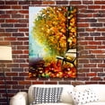 thumbnail image 2 of Wall26-Canvas Wall Art-Traveler in Golden Autumn-Giclee Painting Artwork for Bedroom Living Room Home Decoration - 32x48 inches, 2 of 4
