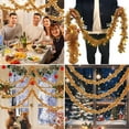 thumbnail image 2 of Deeceymbur Gold Christmas Tinsel Garland Thickened Encrypted Star Pattern Decorative Strip for Holiday Party Christmas Tree Decoration, 2 of 9