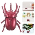 thumbnail image 3 of MOVTOTOP Jouet Réaliste en Plastique à Remonter pour Jouer Couleur Rouge 3,5 Pouces de Long, 3 of 7
