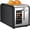 Matt Black, variant on 2 Slice Screen Toaster, 1.5" Wide Slot, Stainless Steel Toaster for Bagels, Muffins, Waffles, Gluten-Free Breads, Defrost, Reheat, Timer, 120V 825W, Matt Black