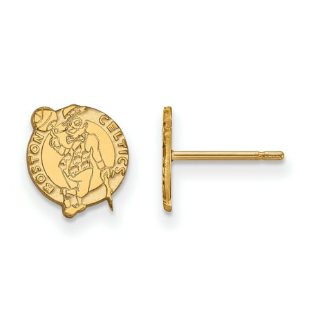 - Boston Celtics Women's Gold Plated XS Post Earrings - No Size