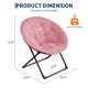 thumbnail image 4 of Yeshouse Silla de piso plegable extragrande con asiento de felpa antideslizante para adolescentes y adultos, ideal para dormitorio o sala de estar, 4 of 9