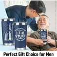 thumbnail image 2 of Birthday Gifts for Men Unique - Unique Gifts for Men, Gifts for Dad, Dad Gifts - Dad Birthday Gift, Men Birthday Gifts Ideas, Gag Gifts for Men, Men Gifts for Birthday - Dad, Men Tumbler 20 Oz Navy, 2 of 7