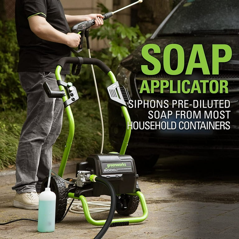 Greenworks GPW2000 2000 PSI Pressure Washer User Manual, 52% OFF