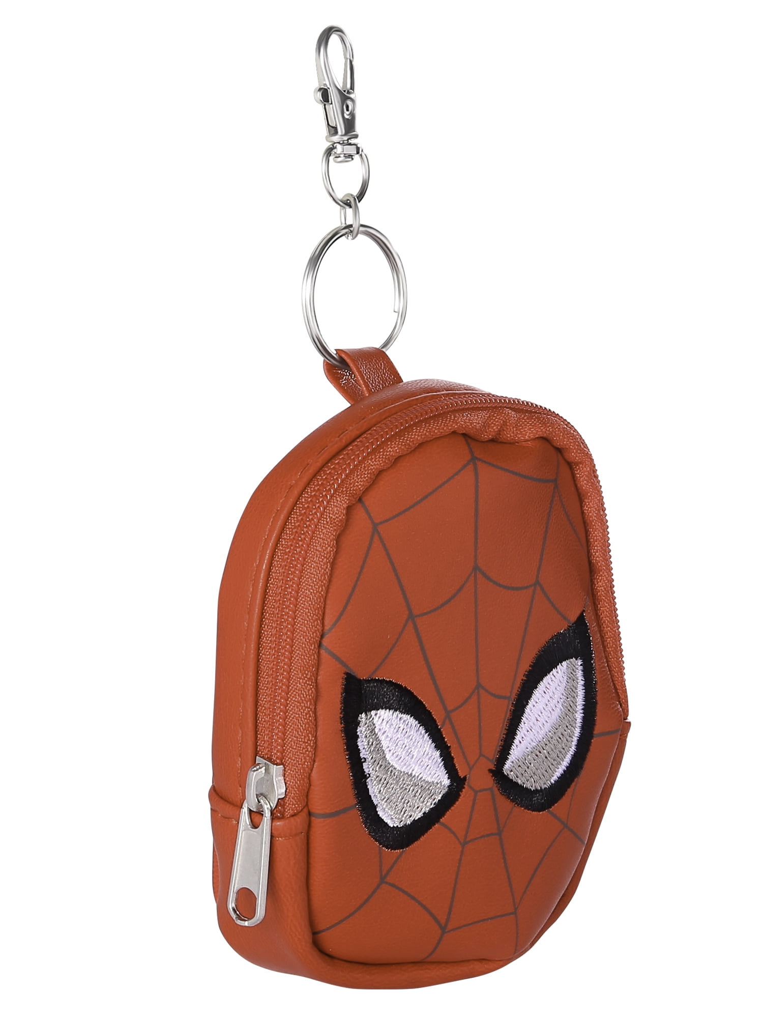 Marvel Spider-Man Backpack Fashion Metal Keychain Charm Pouch