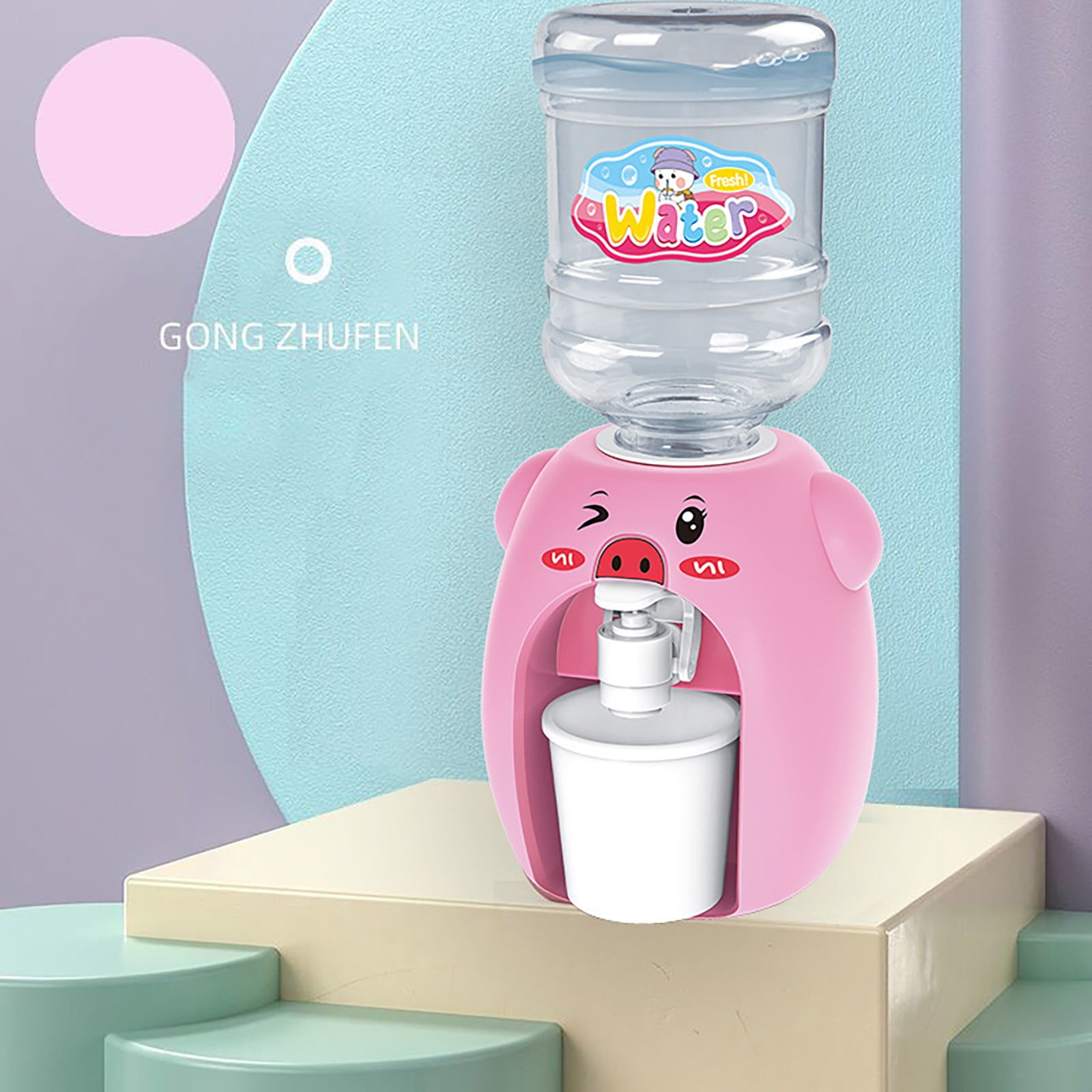 Cute Cartoon Pig Mini Water Dispenser Perfect Gift For Kids - Temu