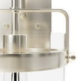 thumbnail image 3 of Hunter - Karloff 1-light Brushed Nickel, Medium Size Sconce Light, Dimmable, Casual Style, for Bedrooms, Kitchens, Dining, Living Rooms - 19842, 3 of 6