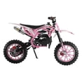 thumbnail image 4 of Sioweci 49cc Kids Dirt Bike,2-Stroke Gas Power Motocross,Off Road Mini Motorcycle,Children Pocket Motorbike with Front Rear Disc Brakes, Pull Start,Load 330lbs,Maximum Speed 40km/H (Pink), 4 of 12