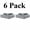 Grey, variant on 6 Pack Microfiber Glass Cleaning Cloth, 16 Inch X 16 Inch, Lint Free Quickly Clean Window, Glasses, Windshields, Mirrors, and Stainless Steel, Blue