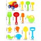 thumbnail image 2 of Juego De Herramientas De Playa De 14 Uds., Juguetes De Arena Para Niños, Herramientas De Playa De Agua Divertidas, Pala De Arena Y Cubo, Juego De Juguetes, Regalos Yuarrent OD016669-02, 2 of 6