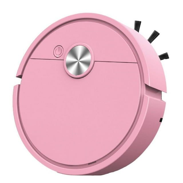 WinWay 3 in 1 Robot Vacuum Cleaner Sweeping and Wet Mopping Floor Smart Sweeping Robot,Pink