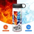 thumbnail image 6 of Saiise inside out 2 Print Insulated Water Bottle with Straw,Sports & Travel Water Bottle 18oz Double Walled Stainless Steel,Reusable Thermal Water Bottle, 6 of 8