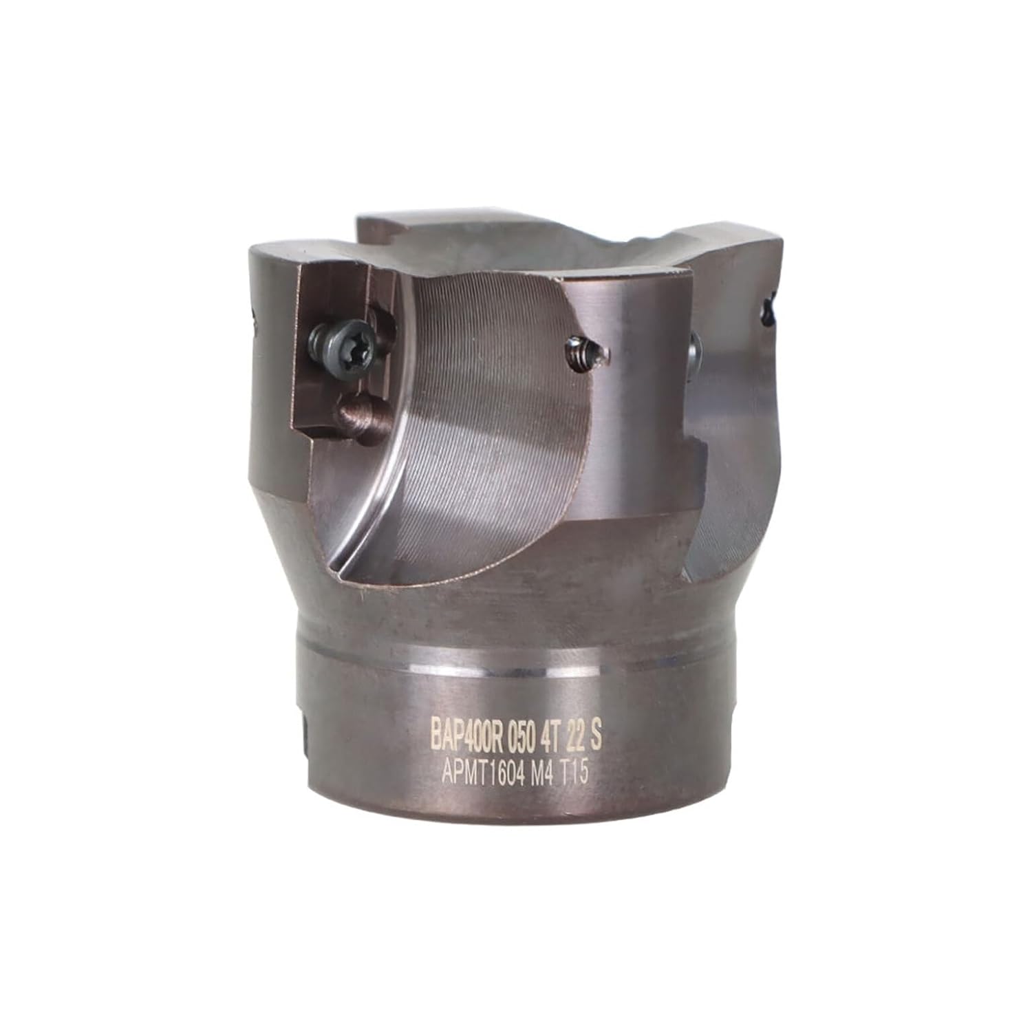 Handdo R8 FMB22 Shank Mill Arbor and 400R 50MM CNC End Milling with 4PCS APMT1604 Inserts and T15 Wrench