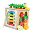 thumbnail image 4 of juguetes montessori,Cubo de actividades para bebés 6 en 1 de madera Montessori Toys,Juego de juguetes interactivos de madera Juguetes de aprendizaje para niños,Juegos Educativos Montessori, 4 of 9