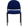 thumbnail image 5 of Flash Furniture Comfort Navy Fabric Stackable Steel Side Reception Chair, 5 of 6