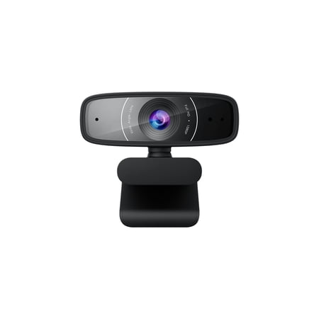 ASUS Webcam C3 1080p HD USB Camera - Beamforming Microphone, Tilt-adjustable, 360 Degree Rotation, Wide Field of View, Compatible with Skype, Microsoft Teams and Zoom