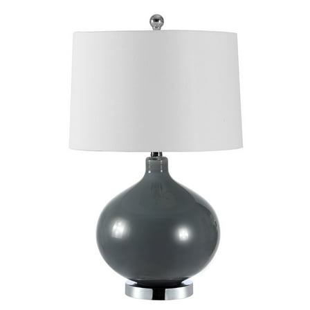 SAFAVIEH Masera 25 in. Contemporary Table Lamps, Grey, Set of 2
