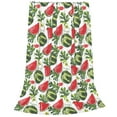 thumbnail image 2 of Pofeuu Watermelons Print Ultra-Soft Micro Fleece Blanket,for Bed Or Sofa,All Season Throw Blankets Flannel Blanket-40"x30", 2 of 7