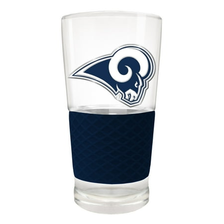 Los Angeles Rams 22oz. Pilsner Glass with Silicone Grip - No