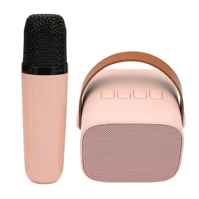 Mini Karaoke Machine, BT Speaker With Microphone Portable BT Speaker Singing Machine For Home Party Support BT USB Memory Card For Home KTV