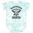 thumbnail image 3 of Inktastic Handpicked for Earth by My Aunt in Heaven with Angel Wings Boys or Girls Baby Bodysuit, 3 of 5