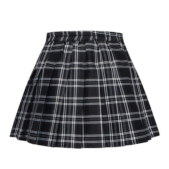 2-12Years Girls Womens Pleated Skirt School Uniform Mini Skirts