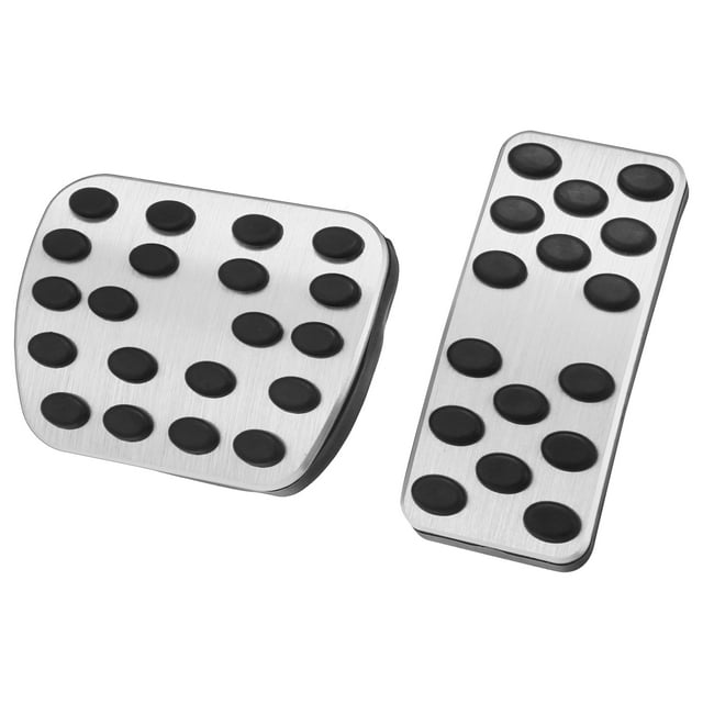Unique Bargains Red Brake Foot Pedals Pad Kit Non-Slip Accelerator Pedal Covers for Mercedes-Benz a B CLA GLA ML GL R Class A200 W176