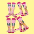 thumbnail image 4 of Yuarrent 1 par de calcetines térmicos Calentador de pies Mano de obra fina Tamaño compacto Accesorios para exteriores antideslizantes Deportes de nieve, 4 of 6