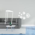 thumbnail image 2 of Mesita de noche,Mesa auxiliar de acrílico transparente,mesa auxiliar transparente de 2 niveles,Adhesivo de pared,Calcomanías de pared de peces para dormitorio,sala de estar y, 2 of 8