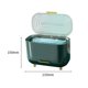 thumbnail image 2 of Plastic Tissue Face Mask Dispenser Box Versatile Refillable Tissue Box For Automotives Bars OfficeWhite Golden, 2 of 2