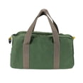 thumbnail image 4 of mmirethe Sac à Outils en Toile avec Bandoulière Base Solide Sac à Outils de Rangement Robuste Vert 16 Pouces, 4 of 6