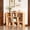 Oak, variant on LinkRomat 2 Cube Open Bookshelf Bookcase,L-Shaped TV Console Stand with Open Storage Shelves for CDs/Movies/Books,Perfect for Living Room,Bedroom(41" Rustic Brown）