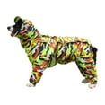 thumbnail image 1 of Camouflage Green Dog Raincoat with Detachable Hoodie Coat, 10 Sizes WD.WDQZL Hogar, 1 of 1