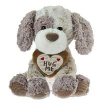 Medium Swirl Dog Plush, Brown, 11", Valentine's Day by Way To Celebrate