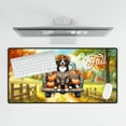 thumbnail image 4 of Hello Fall Autumn Bernese Mountain Dog Pumpkins Pickup Truck Desk Mat Full Keyboard Mouse Pad Berner Lover Gifts Large Mousepad - 13011, 4 of 5