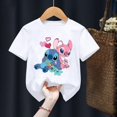thumbnail image 2 of Camiseta infantil de Disney Lilo Stitch, camiseta kawaii, ropa informal de dibujos animados de anime para niños, camiseta para niñas y niños, camiseta de moda Y2K, 2 of 5